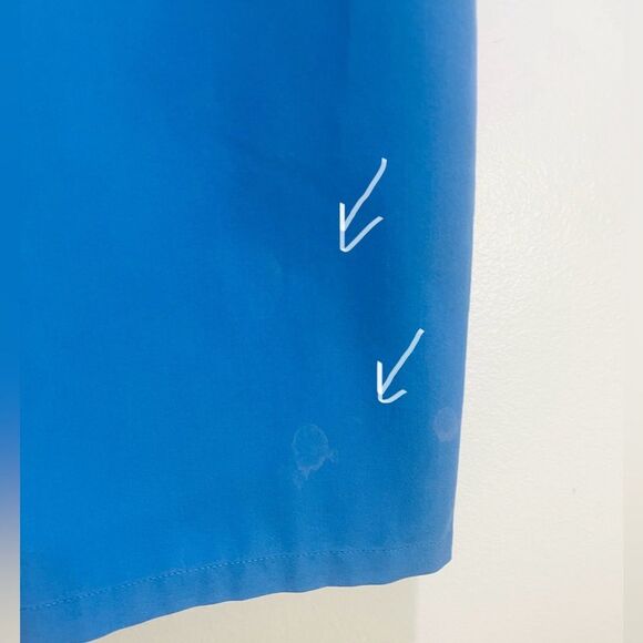 Figs Technical Collection Womens Size XS Blue Scrub Pants Back Pockets - Picture 6 of 6